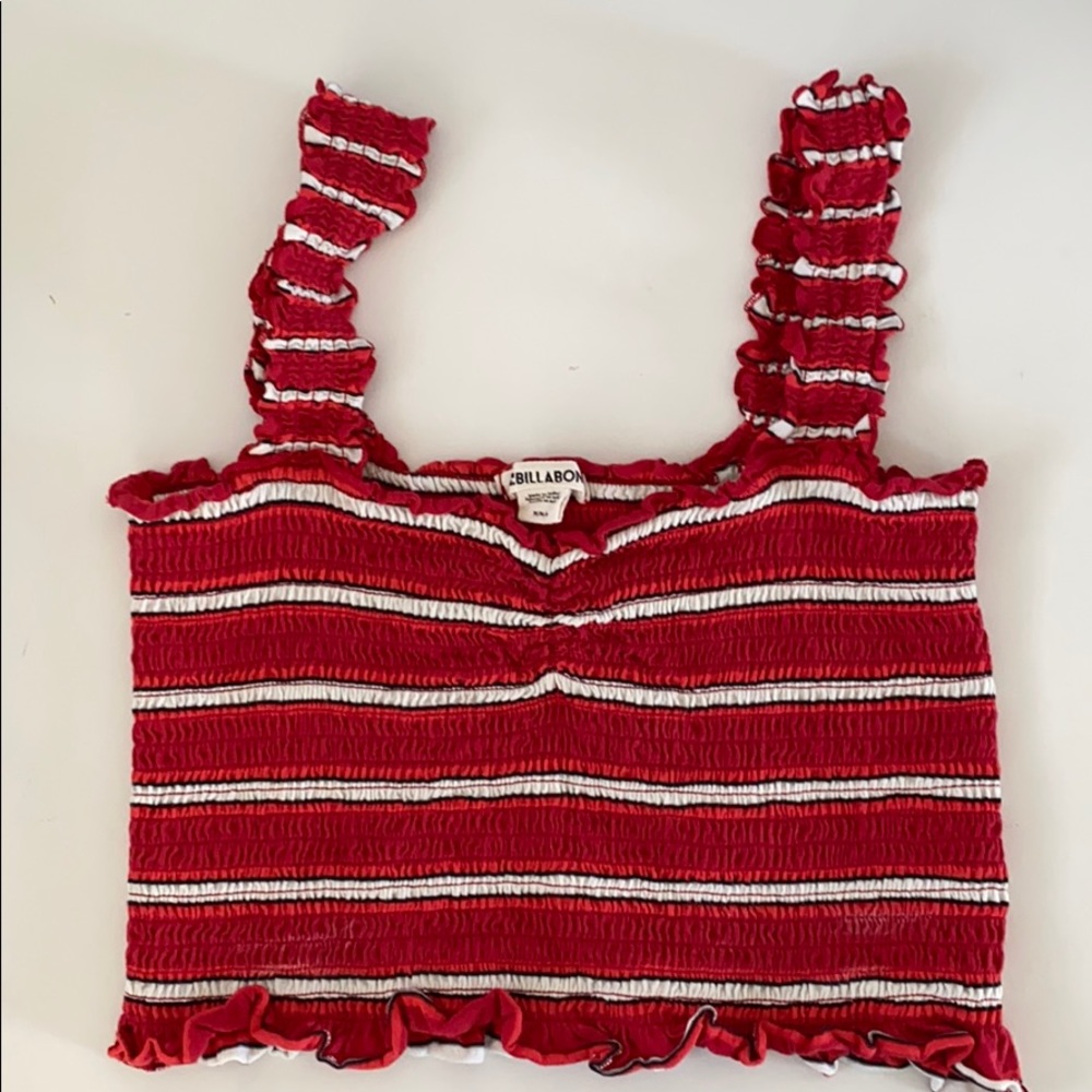 striped tank crop top